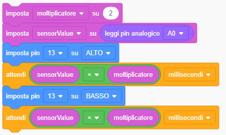 Regolare il lampeggio con un potenziometro html f35e2dd362227b1e